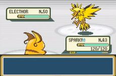 une photo d'Ã©cran de Pokemon Vert Feuille sur Nintendo Game Boy Advance